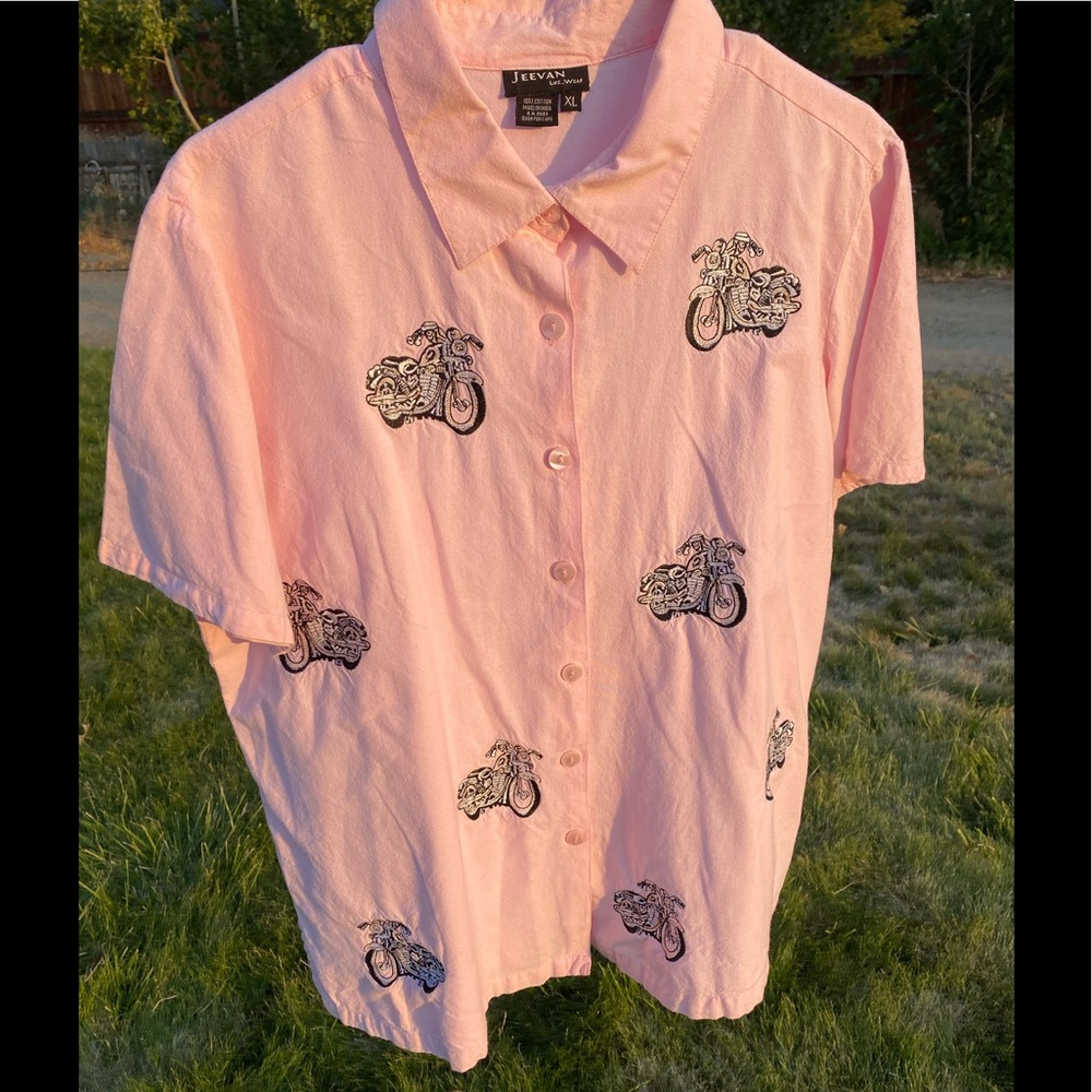 Mens motorcycle jeevan shirt all over harley